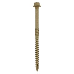 TIMCO IN-DEX TIMBER FRAME CONSTRUCTION & LANDSCAPING SCREWS GREEN 6.7 X 100MM (BOX 50)